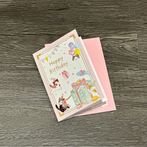 Miniature Kittens Cat Birthday Card ❘ Celebrate Card ❘ Happy Birthday Card - Picture 2 of 8